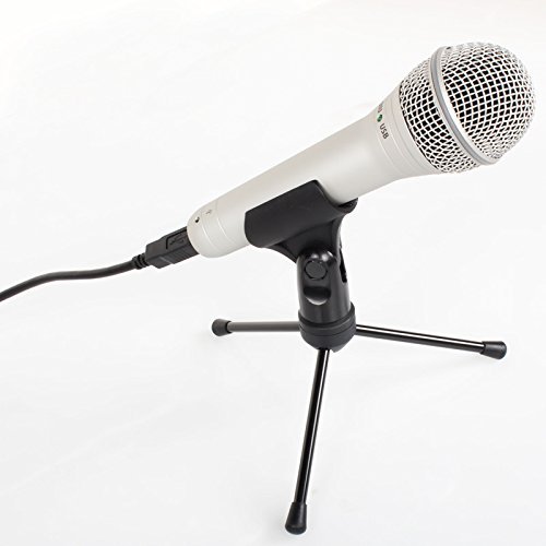 Samson Q1U Dynamic USB Microphone with stand