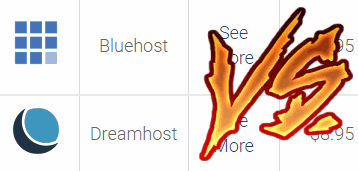 bluehost vs dreamhost