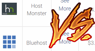 bluehost vs hostmonster