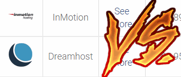 inmotion vs dreamhost
