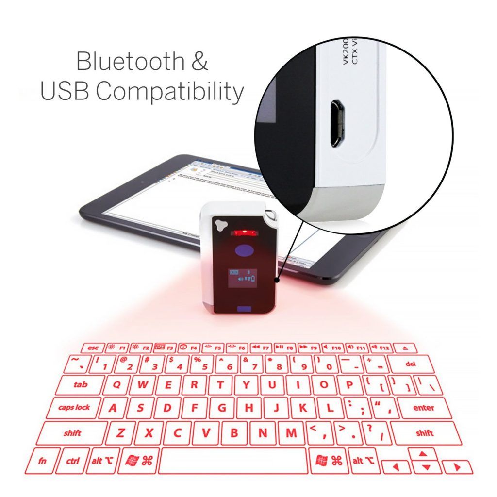 Laser Projection Virtual Keyboard