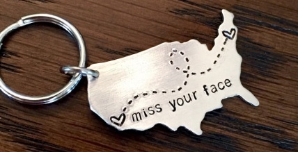 Long Distance Relationship Keychains
