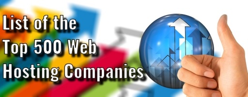 List Of The Top 500 Web Hosting Companies