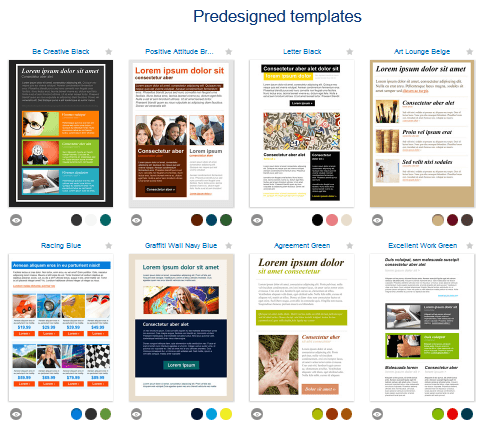 getresponse templates