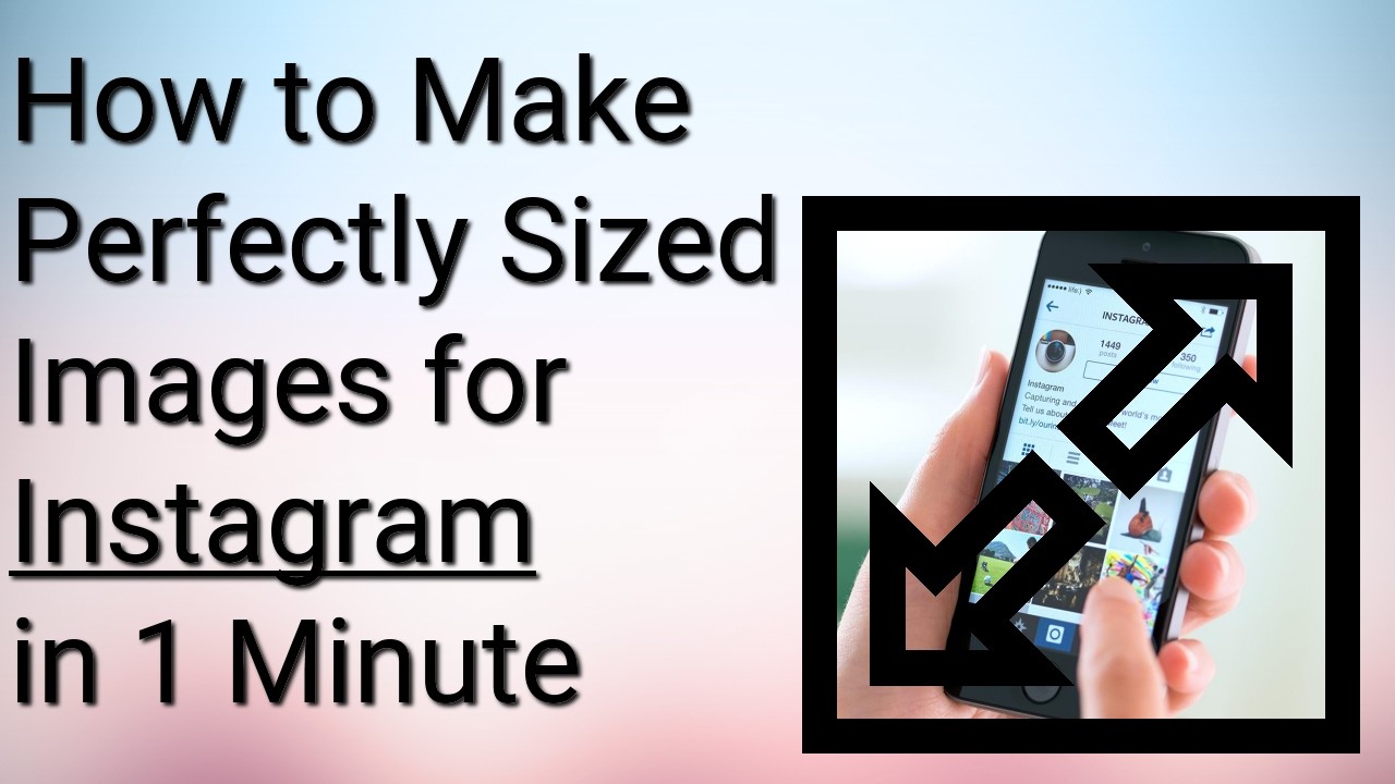 Quickly make the pefect sized social media images