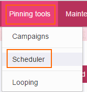 boardbooster scheduler pinning tool